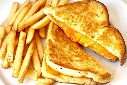 Kids Grilled Cheese Sandwich + Fries